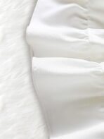 2Pcs Kids Girl Toddler Long Sleeves Lapel Button Down Shirt Dress Denim Vest Set 4-7 Years - Image 7