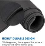 KTRIO Large Gaming Mouse Pad Desk Mat, Superior Micro-Weave Cloth for Precise Mouse Control, Non-Slip Rubber Base, Stitched Edges, Water-Resistant, for Gamer, Office & Home, 31.5" x 11.8" inches - Image 4