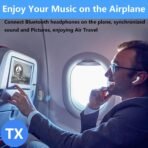 Bluetooth 5.4 Transmitter Receiver - 2-in-1 Bluetooth Wireless Audio Transmitter for Headphones or BT Devices - 3.5mm Audio Jack Adapter for TV, Airplane, Car, PC, Gym Equipment, Switch - Image 5