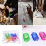 Andiker Interactive Cat Spiral Creative Spring Toy to Kill Time and Keep Fit, Sturdy and Heavy Plastic for Swatting, Biting, Hunting Kitten Toys, Colorful, 12 pcs - Image 5