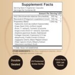 NatureBell NAD+ Complex 1,500mg Per Serving, 240 Veggie Capsules | NMN Supplement Alternative | NAD Plus Resveratrol, Hyaluronic Acid, Quercetin, Fisetin, Collagen, & More – Non-GMO - Image 3