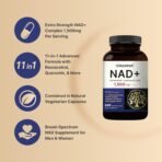 NatureBell NAD+ Complex 1,500mg Per Serving, 240 Veggie Capsules | NMN Supplement Alternative | NAD Plus Resveratrol, Hyaluronic Acid, Quercetin, Fisetin, Collagen, & More – Non-GMO - Image 4