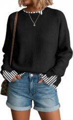Disamer Womens Sweaters Fall Clothes Fashion 2026 Cowboy Chic Knit Cozy Sweater School Teacher Outfits Long Sleeve Pullover - Image 5