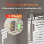 SwitchBot Blind Tilt Motorized Blinds - Smart Electric Blinds with Bluetooth Remote Control, Solar Powered, Light Sensing Control, Add Hub Mini to Make it Compatible with Alexa & Google Home - Image 5