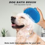 2PCS Pet Grooming Tools - Double-Sided Brush for Shedding and Bathing, Suitable for Short/Long Haired Dogs Cats and Horses, Deshedding Dog Brush, Mane & Tail Combs for Horses - Pet Supplies (Blue) - Image 7
