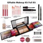 Full Makeup Kit, Makeup Sets for Women Full Kit, All in One Make Up Gift Set for Girls & Women with Eyeshadow,Liquid Lipstick,Foundation,Mascara,Blush,Eyeliner,Contour,Brushes and More - Image 9