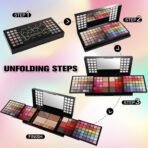 Full Makeup Kit, Makeup Sets for Women Full Kit, All in One Make Up Gift Set for Girls & Women with Eyeshadow,Liquid Lipstick,Foundation,Mascara,Blush,Eyeliner,Contour,Brushes and More - Image 10