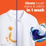 Tide PODS laundry detergent pacs, 3-in-1 Stain Remover, Odor Fighter, Color Protector, 76 Count, HE compatible, Spring Meadow Scent - Image 3