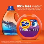 Tide PODS laundry detergent pacs, 3-in-1 Stain Remover, Odor Fighter, Color Protector, 76 Count, HE compatible, Spring Meadow Scent - Image 6