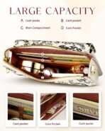 Small Crossbody Bag for Women Phone Purse Wallet - Leather Cellphone Purse Bag with Adjustable Shoulder Strap - Image 5