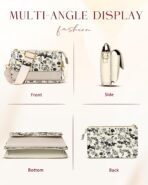 Small Crossbody Bag for Women Phone Purse Wallet - Leather Cellphone Purse Bag with Adjustable Shoulder Strap - Image 6