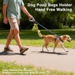 2PCS Dog Poop Bag Holder, Waste Holder for Dispenser Carrier, Hand Free Metal - Image 3