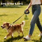 2PCS Dog Poop Bag Holder, Waste Holder for Dispenser Carrier, Hand Free Metal - Image 4