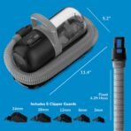 FurMe Original Pet Grooming Vacuum Kit - Cat & Dog Grooming Kit for Easy Pet Care at Home, Quiet & Safe Dog Hair Remover Machine with Brush, Clipper, Shedding & Cleaner Tools & 1L Canister - Image 8