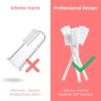dearlomum Baby Tongue Cleaner, Newborn Toothbrush, 48PCS Disposable Infant Clean Mouth,Gauze Gum Cleaner Baby Oral Cleaning Stick Dental Care for 0-36 Month - Image 5