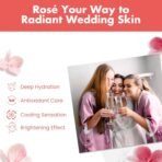 Patchology Serve Chilled Rosé Facial Sheet Mask - Hydrating & Soothing Face Mask with Hyaluronic Acid for Glowing Skin, Rosé Scented Skin Care Treatment, Self-Care Spa Experience at Home - 2 Pairs - Image 3