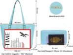 YZAOLL Purses for Women Faux Leather Medium Large Tote Satchel Shoulder Purse Handbag Wallet set - Image 7