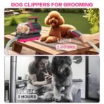 High-Suction Dog Grooming Vacuum for Small & Medium Dogs, Compact Hair Collection System for Regular Trimming & Maintenance, Strong Suction, Low-Mess Indoor Grooming - Image 3