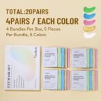 Under Eye Patches for Dark Circles,Eye Mask for Puffy Eyes With Collagen,Retinol,Vitmin C,Hyaluronic Acid and Niacinamide Face Masks Skincare Spa Gifts for Woman 20Pairs - Image 7