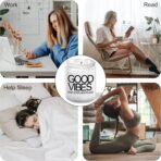 House Warming Gifts New Home, New Home Gifts, Good Vibes Candle, New House Essentials Best Presents for Women Couple Friends - Lavender Candles - Image 8