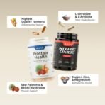 Snap Supplements Prostate Health & Nitric Oxide Supplement Bundle for Men, 90 + 60 Vegetarian Capsules (1 Month Supply) - Image 3