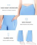 JOCMIC Girls Flare Leggings Kids Bell Bottom High Waisted Yoga Dance Flared Bootcut Pants - Image 6