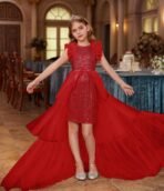 GRACE KARIN Girls Dresses Sequin Party Formal Pageant Dress Tween Girl Birthday Tulle Prom Princess Maxi Dress Size 5-14 - Image 4