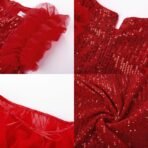 GRACE KARIN Girls Dresses Sequin Party Formal Pageant Dress Tween Girl Birthday Tulle Prom Princess Maxi Dress Size 5-14 - Image 6