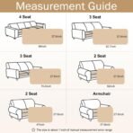 hyha Couch Covers for Dogs Washable, Non Slip Plush Dog Sofa Protectors, Fuzzy Pet Couch Covers for 3 Cushion Sofa Pet Friendly (Camel, 27.6" x 59") - Image 6