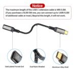 USB C Extension Cable 10ft,usb c female to usb c male cable long,usc to usc extender cable usb 3.2 Extension 240W PD Fast Charging 20 Gbps Compatibility with Laptop Tablet Mobile Phone and more - Image 3