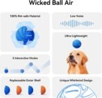 Cheerble Smart Interactive Dog Toy, Wicked Ball AIR, Automatic Moving, Bouncing, and Rotating, E-TPU Material, IPX7 Waterproof Rating, Active Rolling Ball for Medium and Large Dogs - Image 3