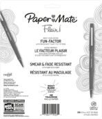 Paper Mate Felt Tip Pens, Flair Marker Pens, Medium Point, Assorted, 24 Count - Home, Office, Back to School, Teacher Supplies - Image 5