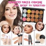 Makeup Kit for Women Full Kit, Beginner Makeup Set Gift Sets for Teen Girls, All in One Bulk Make Up Bundle Include Eyeshadow Palette Foundation Lip Gloss Concealer Eyeliner Mascara Makeup Brush Set - Image 6