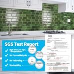 Art3d 10-Sheet Kitchen Backsplash Tiles Peel and Stick, Self Adhesive Wall Tile Sticker for Kitchen Island Bathroom Laundry Room RV Renter 12" x 12" - Jade Green - Image 6