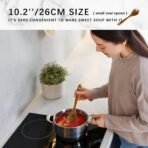Wooden Spoons for Cooking, Nonstick Cooking Utensil Set with 10 Piece Acacia Wooden Spatulas and Spoons for Cooking, Terrific for Everyday Kitchen Tasks - Image 4