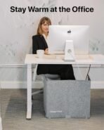 Under Desk Warmer - Silent and Energy Efficient - Personal Under Desk Heater for Legs and Feet - for Office and Home - with Thermostat and Timer - Image 3