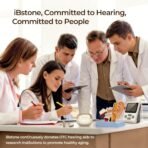 iBstone AuraLink Bluetooth OTC Hearing Aids for Seniors Adults, App-Controlled for Precise Fitting, AI Noise Reduction, Bluetooth 5.4 for Phone Call & Music Streaming, Compatible with iOS & Android - Image 8
