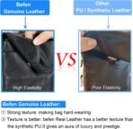 befen Genuine Leather Small Crossbody Bags for Women Cell Phone Bag Cross Body Purses,Silver Zipper - Image 10