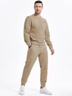 JMIERR Men's 2 Piece Outfits Knit Jacquard Pullover Sweatshirt Tracksuit & Joggers Sweatpants Sweatsuit Sets with Pockets - Image 3