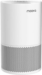 Air Purifiers for Home Large Rooms up to 1200ft², MOOKA H13 True HEPA Air Purifier for Bedroom Pets with Fragrance Sponge, Timer, Air Filter Cleaner for Smoke, Odor, Dander, Pollen (White) - Image 5