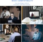 Video Conference Lighting Kit, Ring Light for Monitor Clip On,for Remote Working, Distance Learning,Zoom Call, Self Broadcasting and Live Streaming, Computer Laptop Video Conferencing - Image 4