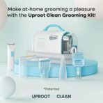 Uproot Clean Pet Groomer Vacuum Kit 7 in 1 - Cat & Dog Grooming Kit with Brush, Detangle, Deshed, Trim, Clean, & Dry Attachments - Complete Cat & Dog Grooming Vacuum for Shedding Pets - Image 3