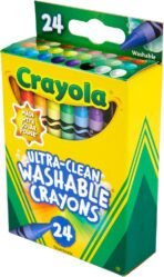 Crayola Washable Crayons, School Supplies, 24 Count - Image 3