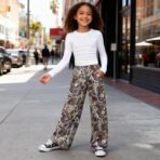 Girls Clothes 2 Piece Long Sleeve Shirt Tops Casual Pants Fall Winter Outfits for Teen Tween Girls 7-14 Years - Image 5