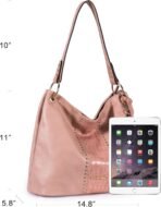 Montana West Hobo Bag for Ladies Shoulder Handbags with Back Pocket | Purses, with Zipper, Purses, with Zipper - Image 6