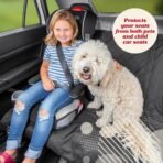 Lusso Gear Dog Car Seat Cover - Waterproof Non-Slip Car Back Seat Protector - Rear Car Seat Cover for Dogs - Universal Fit for Sedans Trucks SUVs - Scratchproof Backseat Car Cover - Machine Washable - Image 4