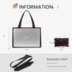 LOVEVOOK Laptop Bag for Women 15.6 Inch Tote Work Professional Leather Computer Briefcase Waterproof Handbag Shoulder Large Capacity Business Teacher Office Crossbody Purse - Image 8