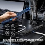 2 Pack Electric Candle Lighters - Rechargeable USB-C Arc Lighters with LED Display & Transparent See-Through Tech Design, Windproof Long Lighter for Candles,BBQ,Camping,Stoves,Stocking Stuffers - Image 3