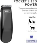 Wahl Professional Animal Super Pocket Pro Pet, Dog, & Cat Trimmer & Grooming Kit - Black Chrome - Image 7