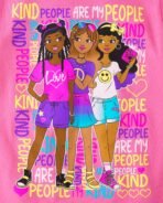 The Children's Place Girls' Sports,Trends,Icons Short Sleeve Graphic T-Shirts,3 Pack - Image 5